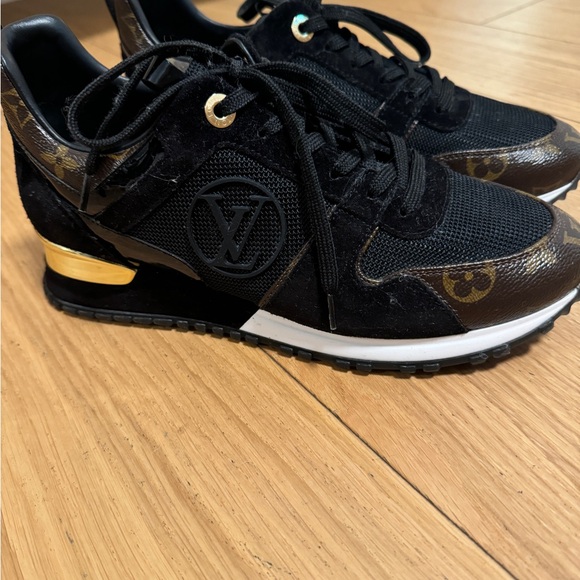 Louis Vitton Suede Monogram Run Away Sneakers - Picture 8 of 9